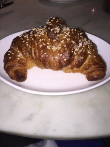 sea salt and sesame croissant